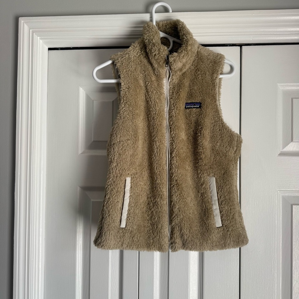 Patagonia Beige Fleece Vest